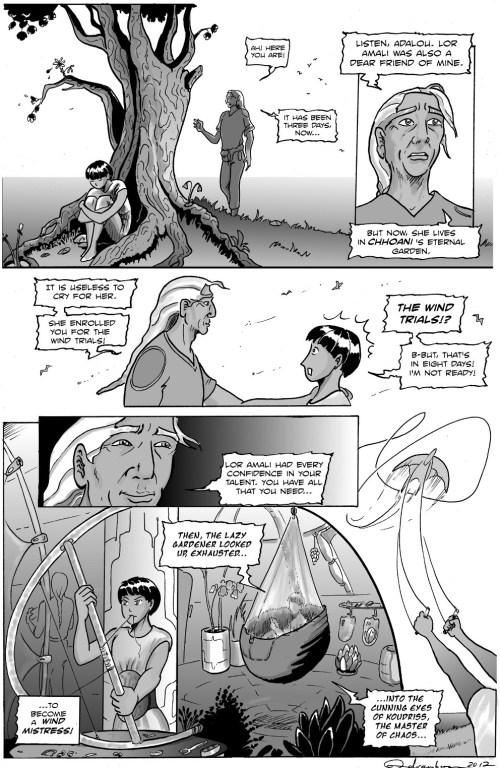 page 32 of Windmistress, a graphic novel  in progress.