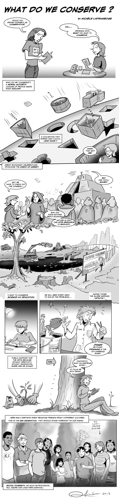 Thinking about our values, and which ones do we want to conserve?